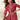 Red Color Georgette Stylish Long Top With Skirt