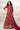 Red Color Georgette Stylish Long Top With Skirt
