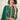 Embroidered Georgette Green Long Top With Skirt