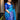 Attractive Bandhani Style Printed Art Silk Saree In Blue Color