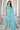 Viscose Fabric Festive Wear Wondrous Salwar Suit In Sky Blue Color
