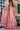 Peach Dola Silk Printed Readymade Anarkali Salwar Kameez