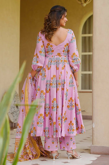 Cotton Silk Digital Print Readymade Salwar Set