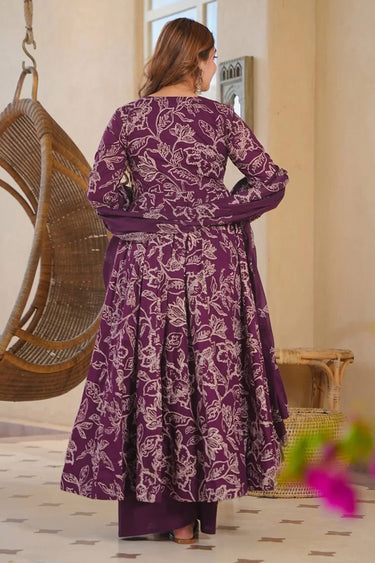 Digital Print Cotton Silk Readymade Salwar Suit
