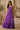 Georgette Bandhani Printed Purple Kurta With Bottom