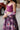 Purple Faux Gorgette Fabric Festive Wear Printed Kids Lehenga Choli