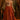 Vibrant Rust Mul Cotton Hand Work Designer Gown For Women