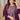 Purple Color Gorgeous Embroidered Chinon Fabric Palazzo Suit