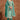 Embroidered Cyan Color Designer Suit In Jacquard Silk Fabric