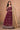 Wine Festive Wear Faux Georgette Anarkali Suit