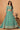 Embroidered Cyan Organza Lehenga With Blouse