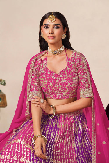 Festive Wear Magenta Designer Lehenga Choli