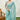 Cyan Color Sequins Work Brilliant Festive Wear Georgette Saree