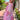 Organza Fabric Pink Color Attractive Floral Print Saree With Blouse