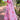 Organza Fabric Pink Color Attractive Floral Print Saree With Blouse