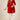 Incredible Rayon Fabric Red Color Readymade Short Kurti