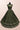 Heavy Viscose Fabric Sequins Work On Green Color Lehenga