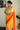 Georgette Fabric Yellow Color Patterned Tow Tone Saree