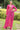 Bewitching Georgette Laheriya Printed Kutchi Patch Work Kurti In Pink Color