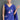 Floral Printed Captivating Georgette Saree In Blue Color
