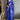 Floral Printed Captivating Georgette Saree In Blue Color