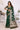Function Wear Organza Zari Weaving Saree In Dark Green Color