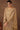 Festive Wear Embroidered Palazzo Salwar Kameez In Organza Fabric Chikoo Color