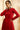 Festive Rayon Cotton Gown Style Kurti in Vibrant Red Color