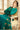 Comfortable Rayon Cotton Gown Style Kurti in Rich Dark Green Color