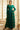 Comfortable Rayon Cotton Gown Style Kurti in Rich Dark Green Color