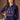 Printed Viscose Designer Festive Kurti in Navy Blue Color