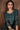 Viscose Dark Green Printed Festive Kurti