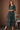 Viscose Dark Green Printed Festive Kurti