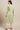 Green Color Rayon Readymade Kurti With Printed Designs