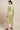 Printed Rayon Readymade Kurti In Green Color