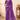 Art Silk Fabric Wedding Wear Purple Color Fancy Thread Work Saree