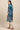 Blue Color Splash Art Silk Straight Readymade Kurti