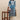 Blue Color Splash Art Silk Straight Readymade Kurti