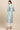 Light Cyan Color Digital Printed Straight Readymade Kurti