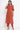 Orange Color Cotton Fabric Function Wear Kurti With Pant