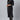 Casual Wear Black Color Crepe Fabric Plus Size Kurti With Bottom