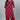 Daily Wear Crepe Fabric Maroon Color Plus Size Kurti With Bottom