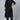Black Color Daily Wear Trendy Readymade Plus Size Kurti With Bottom