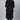 Black Daily Wear Readymade Plus Size Kurti With Bottom