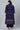 Navy Blue Color Casual Fancy Readymade Plus Size Kurti With Bottom