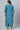 Teal Color Art Silk Fabric Casual Readymade Plus Size Kurti With Bottom