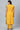 Mustard Color Art Silk Fabric Regular Wear Readymade Plus Size Kurti With Bottom