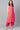Crepe Fabric Pink Color Regular Wear Kurti With Bottom