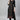 Daily Wear Black Color Crepe Fabric Kurti With Bottom