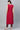 Red Crepe Regular Wear Readymade Kurti With Bottom